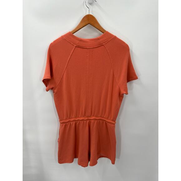 ATHLETA Balance Short Sleeve V Neck Romper 534775 // M - Picture 10 of 12
